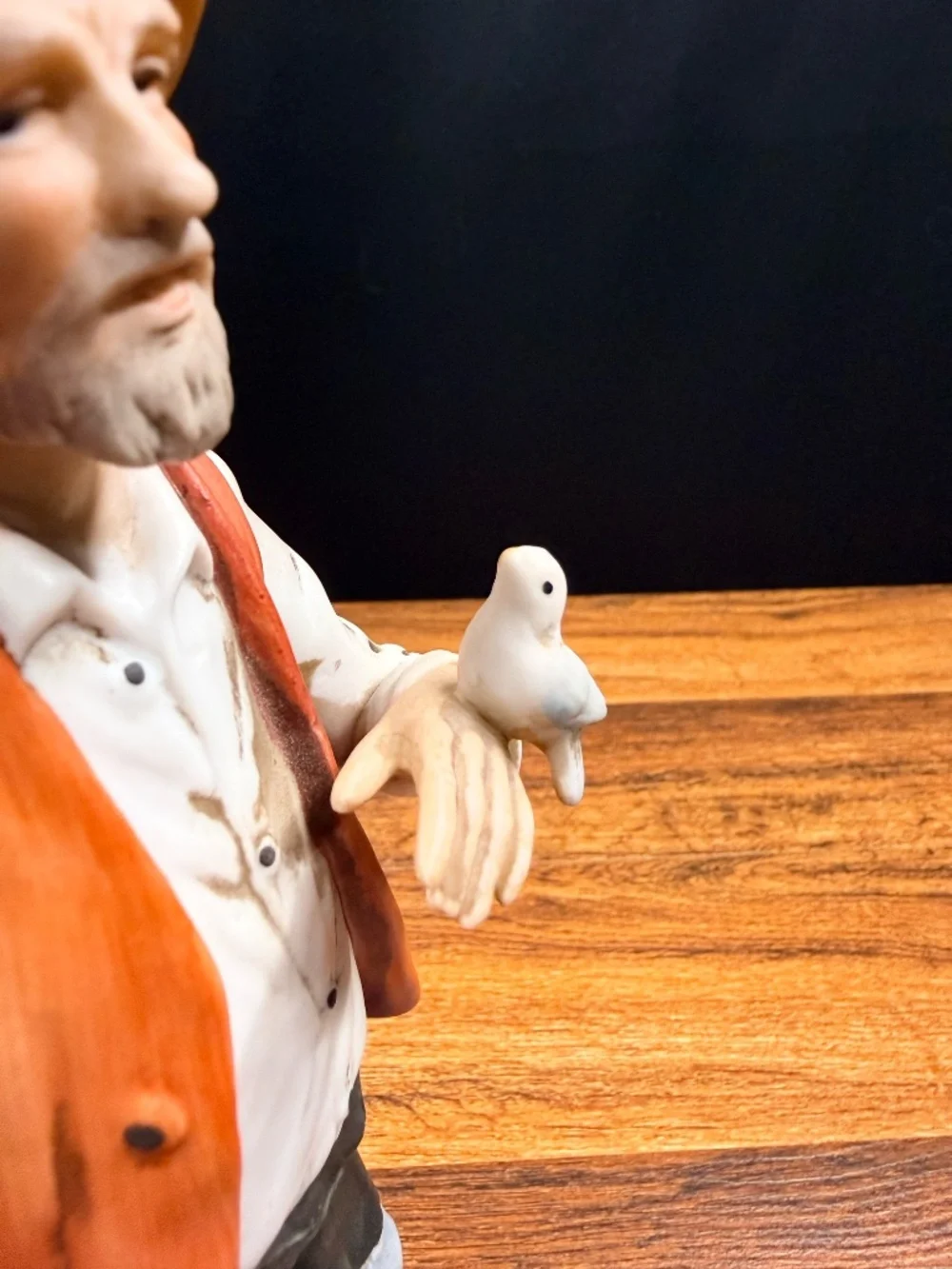 HOMCO Farmer with Rooster Figurine #1434